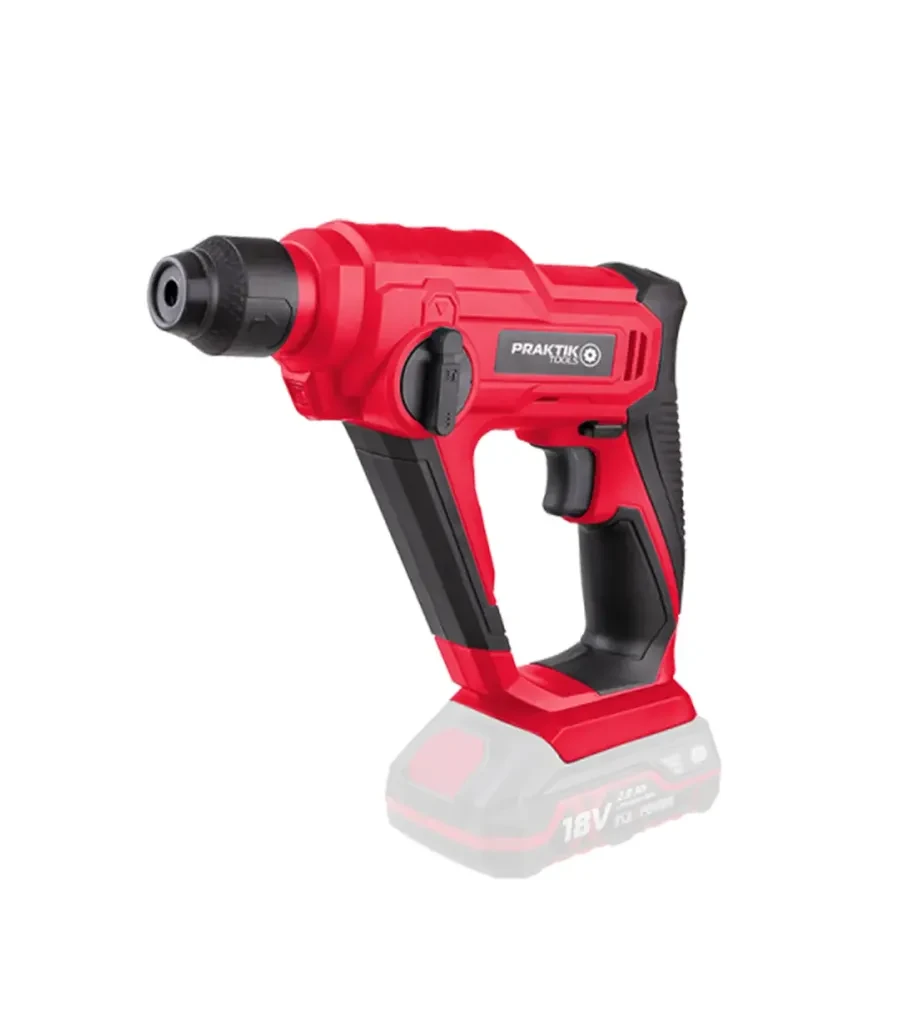 Praktik Akumulatorski udarni čekić PTQ111, 18V, Solo, Crveno-crni