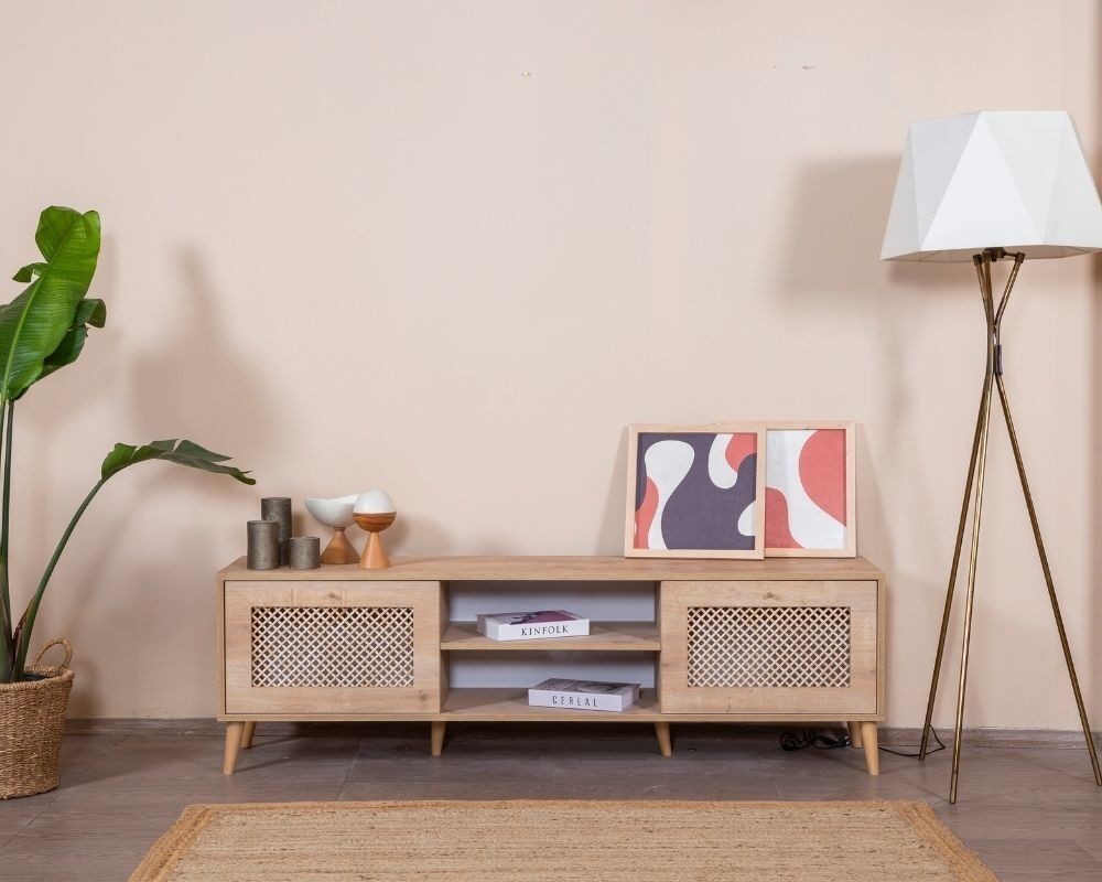 Hanah Home TV komoda Guska, 55x180x41 cm, Hrast