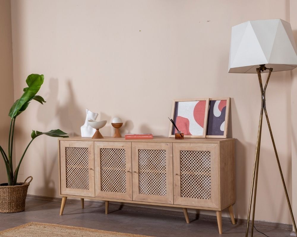 Hanah Kućna konzolna guska, 80x180x41 cm, hrast