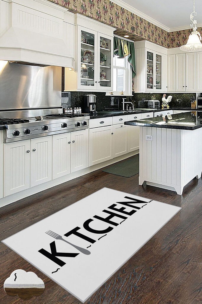 Conceptum Hypnose Tepih Wookece167, 100x150 cm, Bijelo-crni