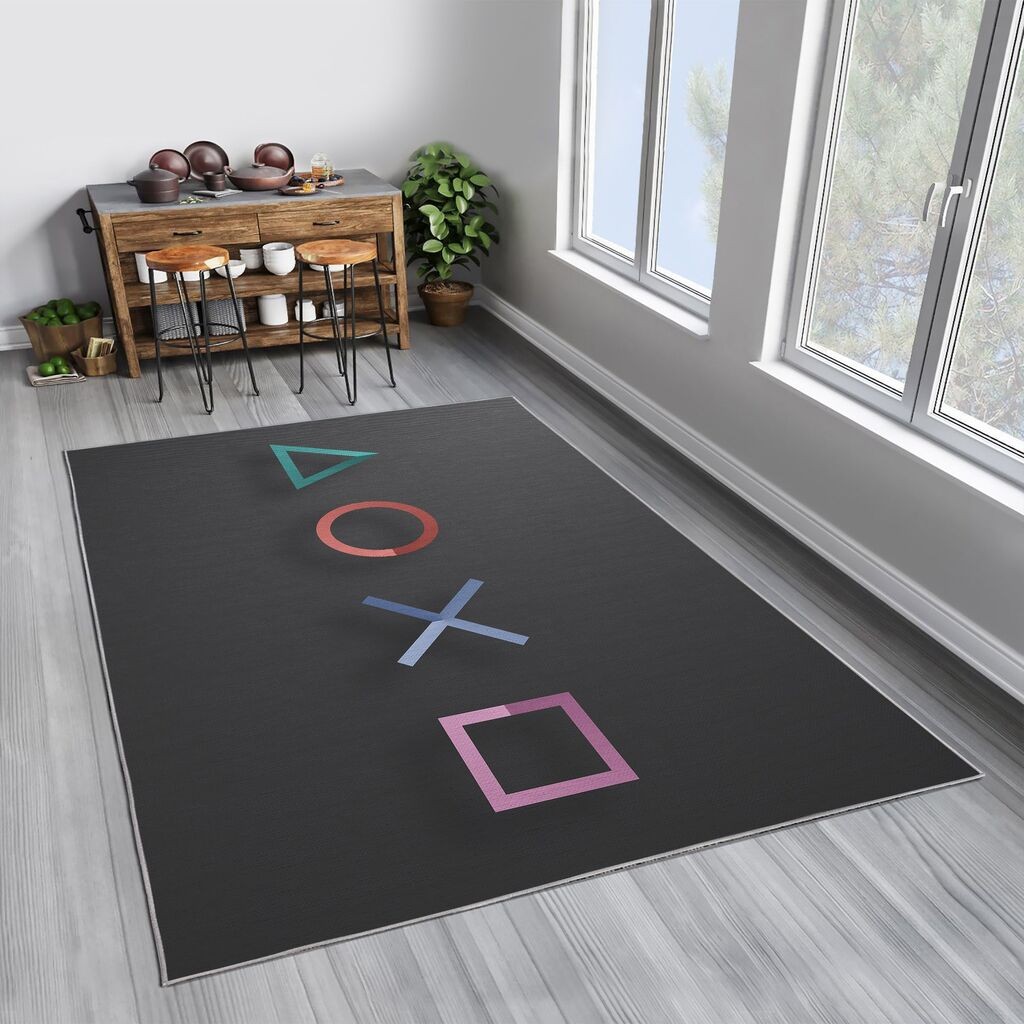 Conceptum Hypnose tepih Woopamuk278, 80x150 cm, Crno-bijeli