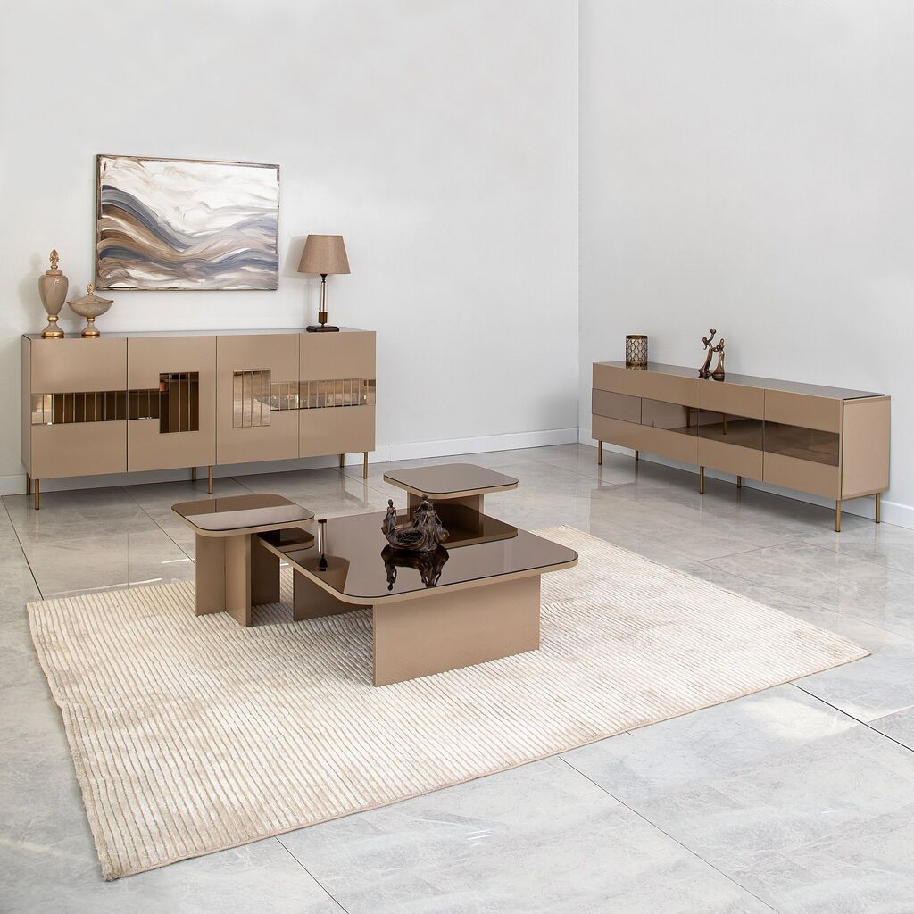 Hanah Kućna konzola Pariz, 180x80x40 cm, Bronzana boja