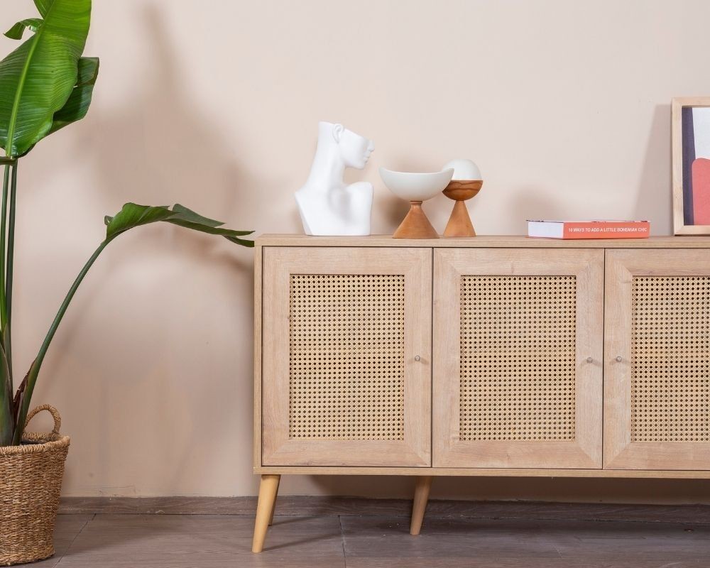 Hanah Kućna konzola Calvin, 80x180x41 cm, Hrast