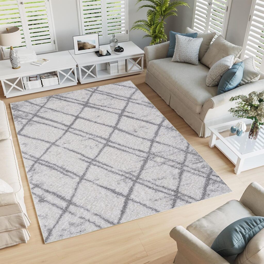 Conceptum Hypnose tepih Woopamuk364, 80x150 cm, sivo-bijeli