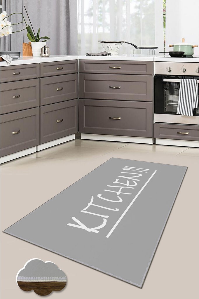 Conceptum Hypnose tepih Wookece238, 100x300 cm, sivo-bijeli