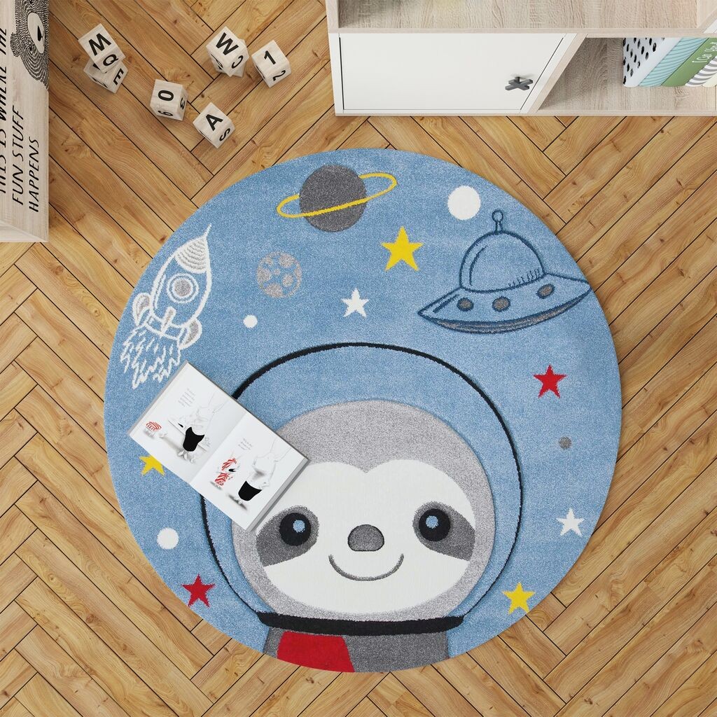 Conceptum Hypnose tepih Woopamuk122, 120X120 cm, plava