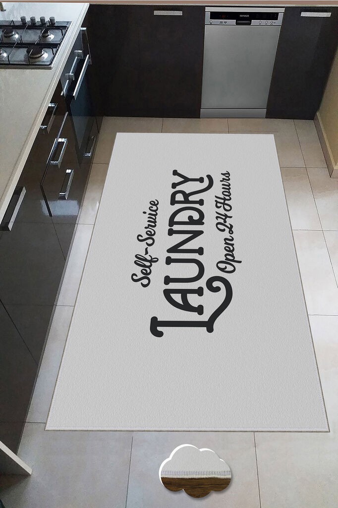 Conceptum Hypnose tepih Wookece225, 120x180 cm, bijelo-crna