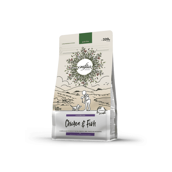 Craftia Harmona Hrana za mačke junior, piletina i riba 320 g