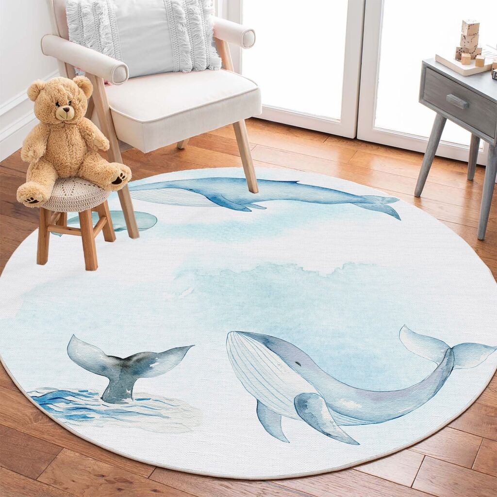 Conceptum Hypnose tepih Woopamuk165, 160X160 cm, svijetloplava