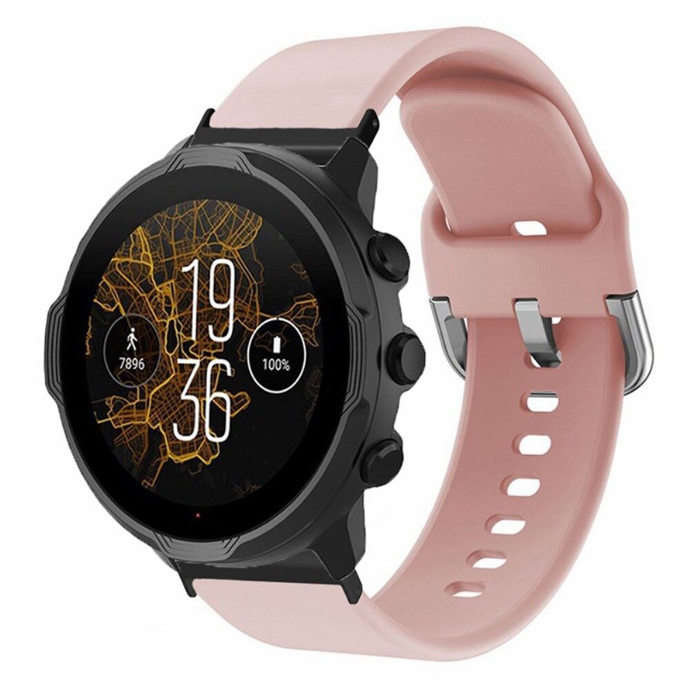 Silikonska narukvica za pametni sat Suunto Spartan Sport Wrist HR Baro / Suunto 7, 24mm, Roza