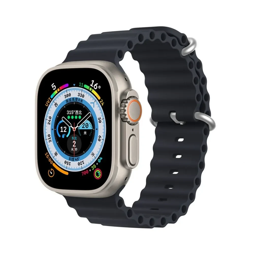 Dux Ducis Narukvica za Apple Watch Ocean Wave, 38, 40, 41 mm, Tamnosiva