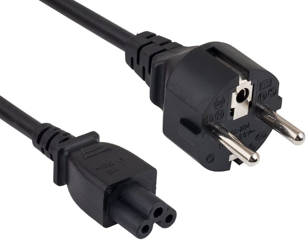 Appacs Napojni kabl, Trožilni, Crni