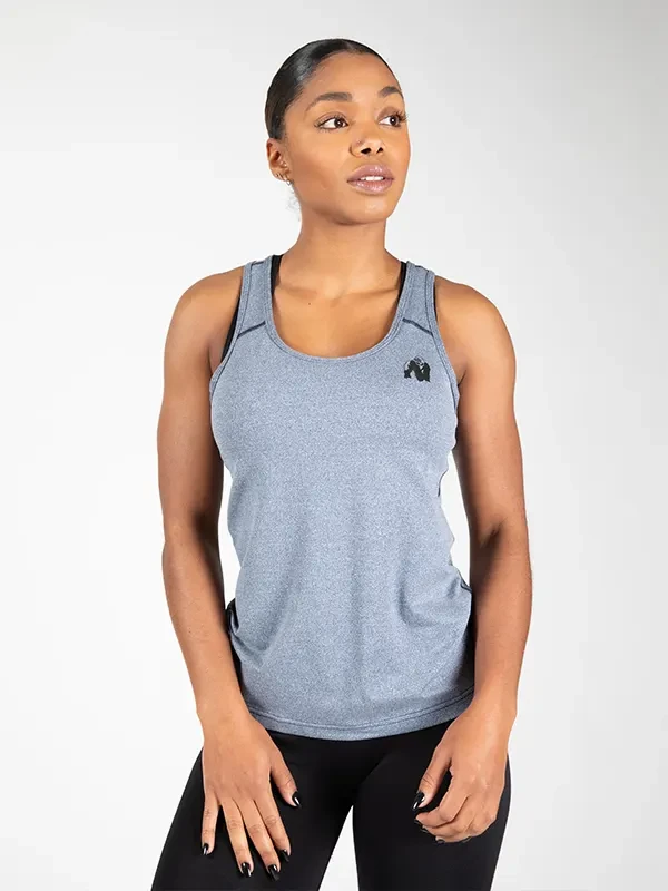 Gorilla Wear ASPEN Majica bez Rukavavijetlo Plava