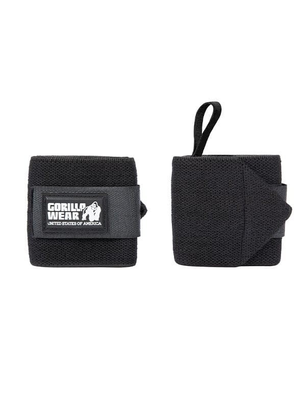 Gorilla Wear STEZNICI za Zglobove BASIC - Crni