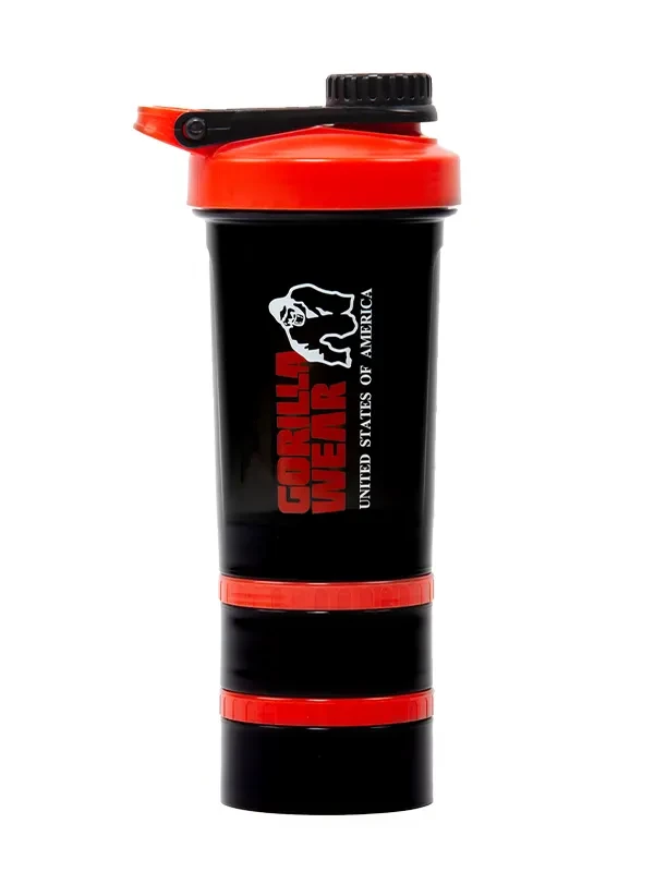 Gorilla Wear Šejker 2 GO - Crno/Crveni