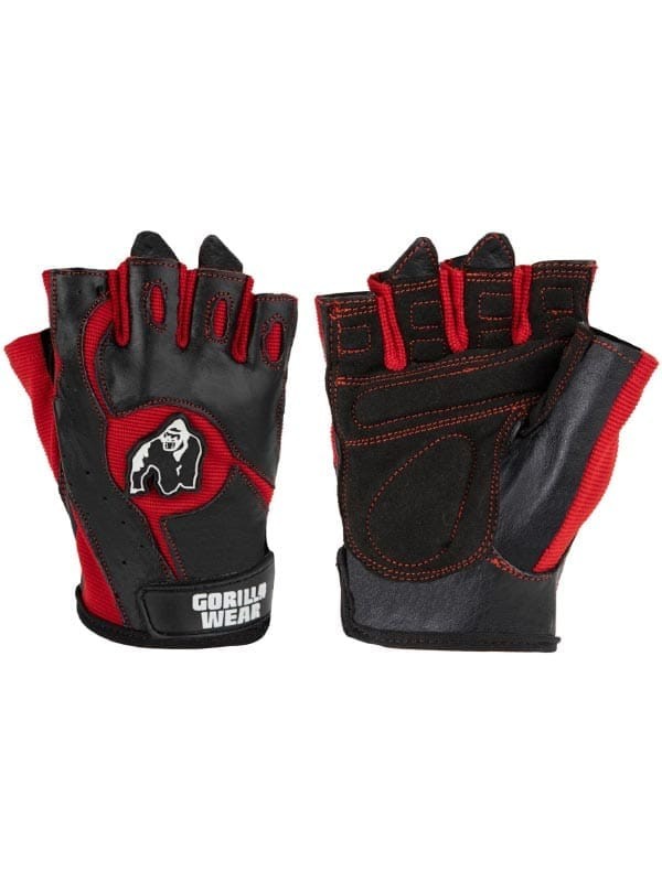 Gorilla Wear MITCHELL Rukavice za Trening - Crno/Crvene