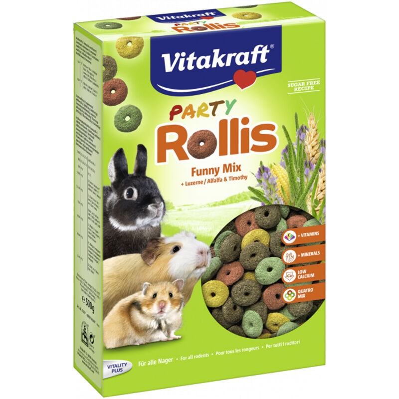 Vitakraft Poslastica za glodavce, Rollis Party, 500 g