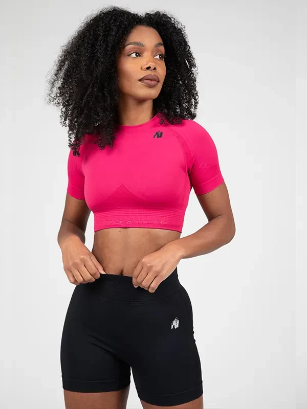 Gorilla Wear WHITNEY Bešavna Kratka Majica - Pink