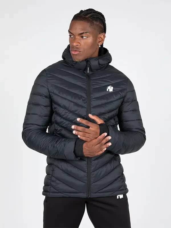Gorilla Wear Osborn Puffer Jakna - Crna
