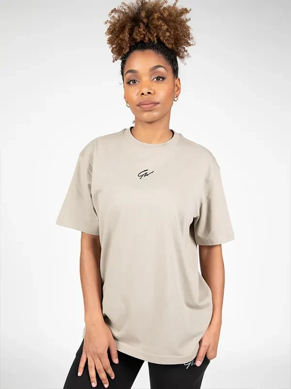 Gorilla Wear BIXBY Oversized Majica - Bež