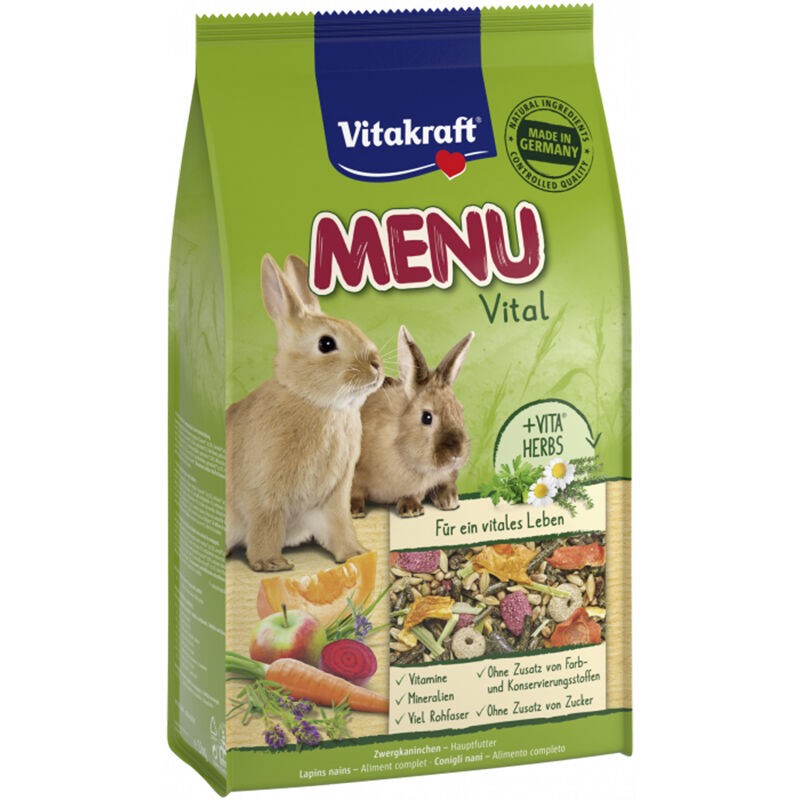 Vitakraft Hrana za mini kuniće, Vital, 1 kg