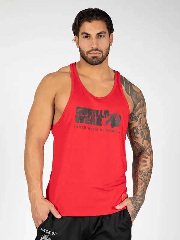 Gorilla Wear CLASSIC Tank Top - Crvena