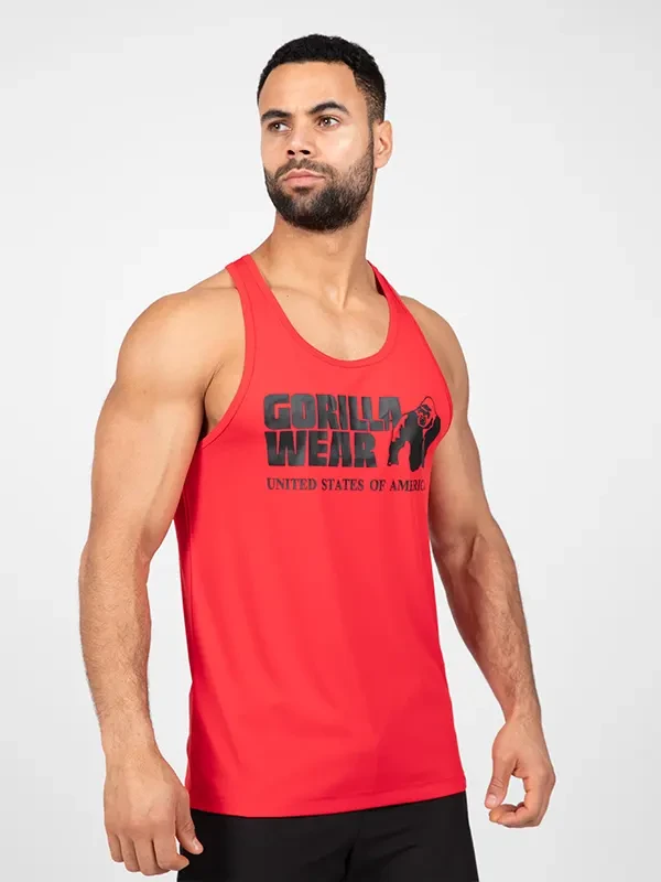 Gorilla Wear CLASSIC Trening Tank Top - Crveni