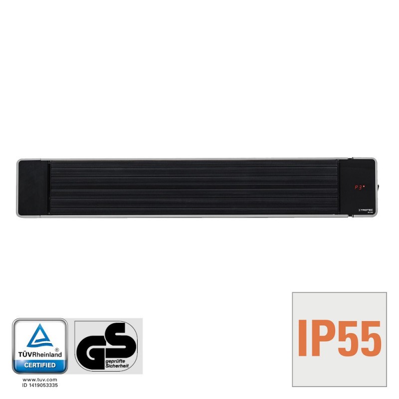 Trotec Tamna infracrvena grijalica IRD 1800, Crna