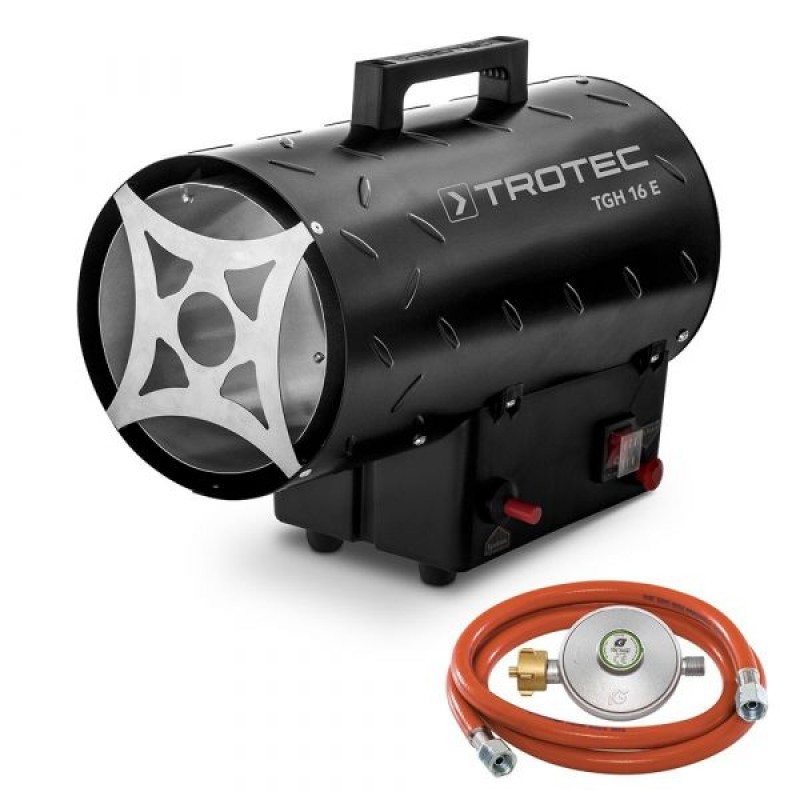 Trotec Plinska grijalica s ventilatorom TGH 16 E, Crna