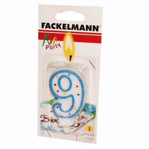 Fackelmann Rođendanska svijećica, Broj 9
