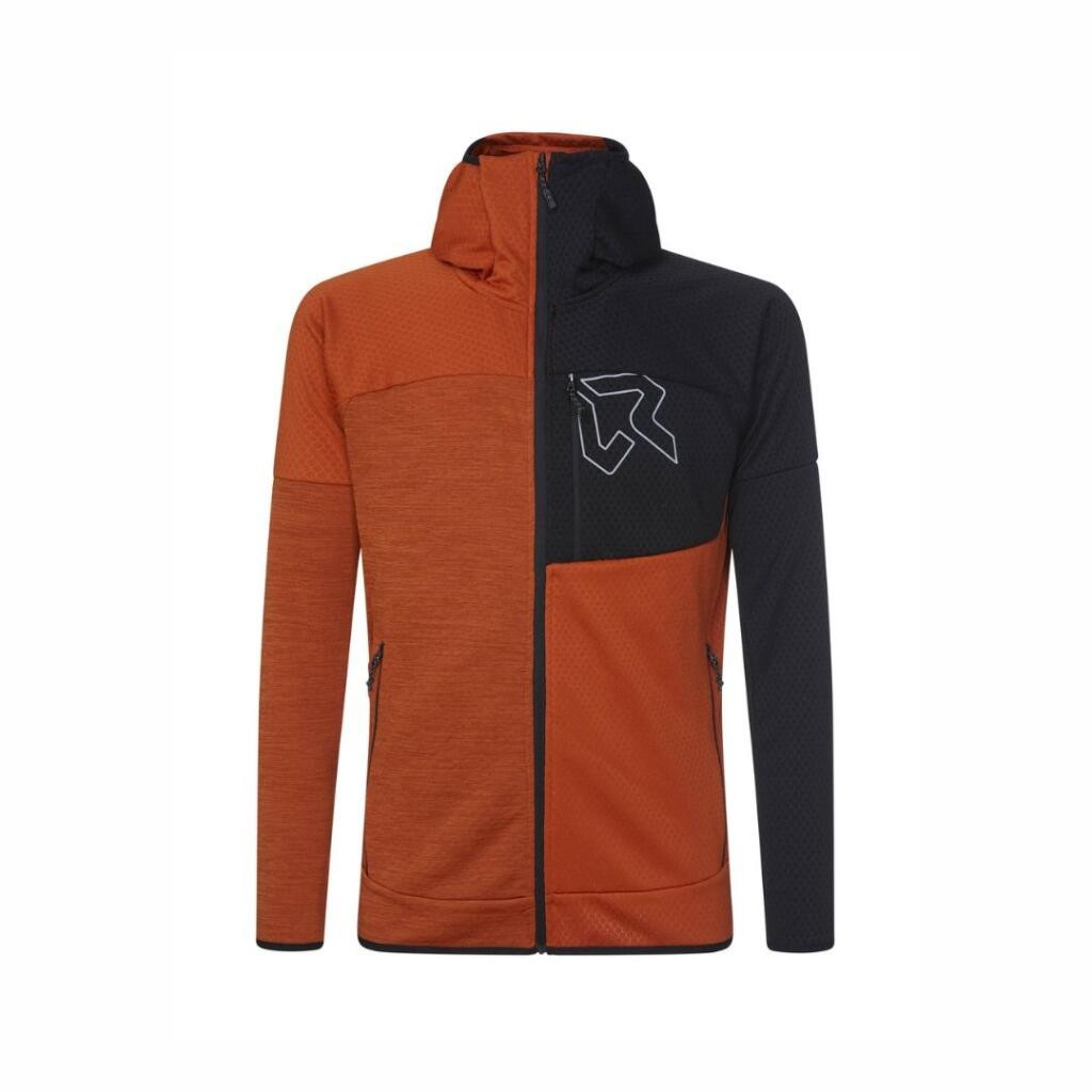 Rock experience Muška dukserica Kobra Hoodie Fz M Flis, Narandžasta