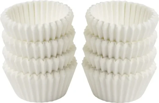 Set minjona za mafine, 2cm, 200 komada, Bijeli