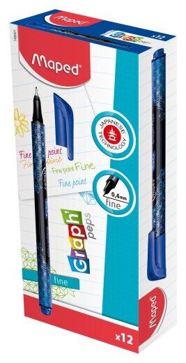 Maped Fineliner, 0.4 mm, Plavi