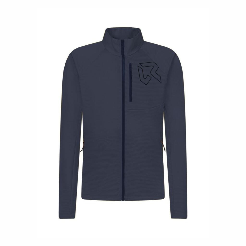 Rock Experience Muški flis Arrows Mock Neck, Sivi