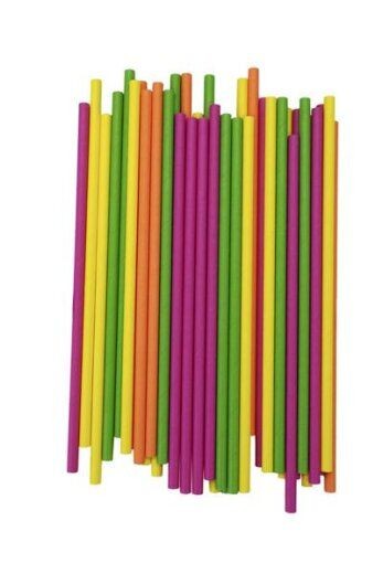 Set slamki za piće, Papirne, 6x20cm, 40 komada