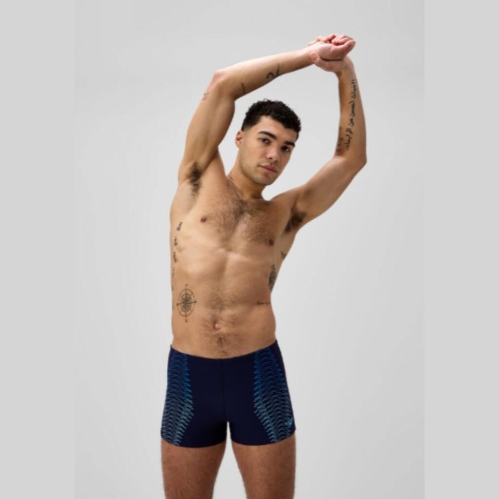 Speedo Muške kupaće gaće Duo Logo Asht Blue, Plave