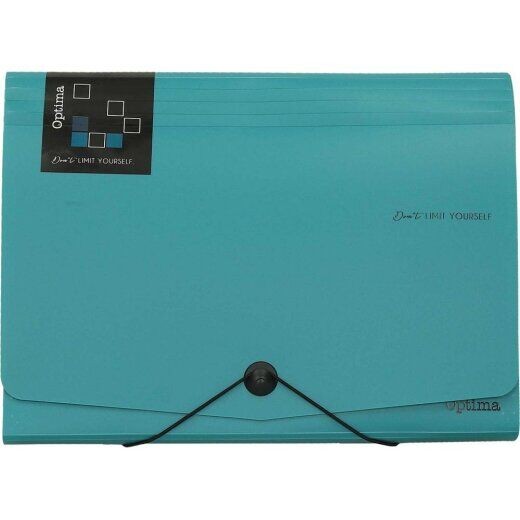 Optima Fascikle za dokumente, A4, Petrolej