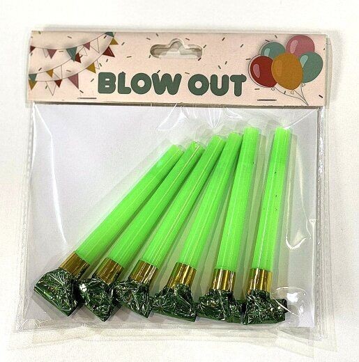 Set rođendanskih puhalica Jungle, 6 komada