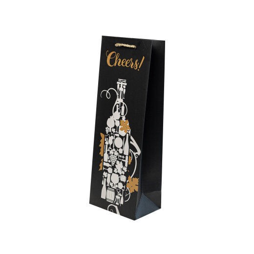 Ukrasna kesa za piće Cheers!, 13x9x36cm, 210gr.