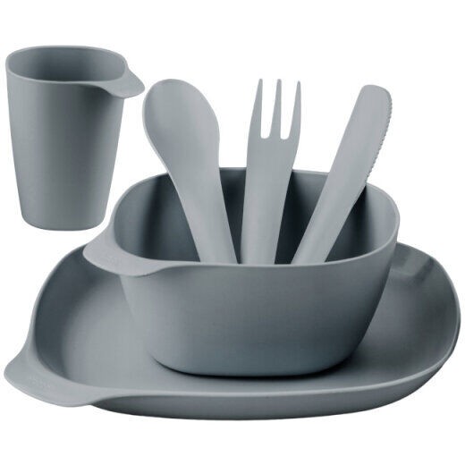 Opsto Set za piknik, PVC, 6 komada, Sivi