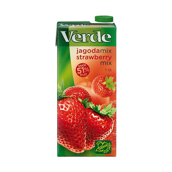 VERDE sok od jagode, 1 l
