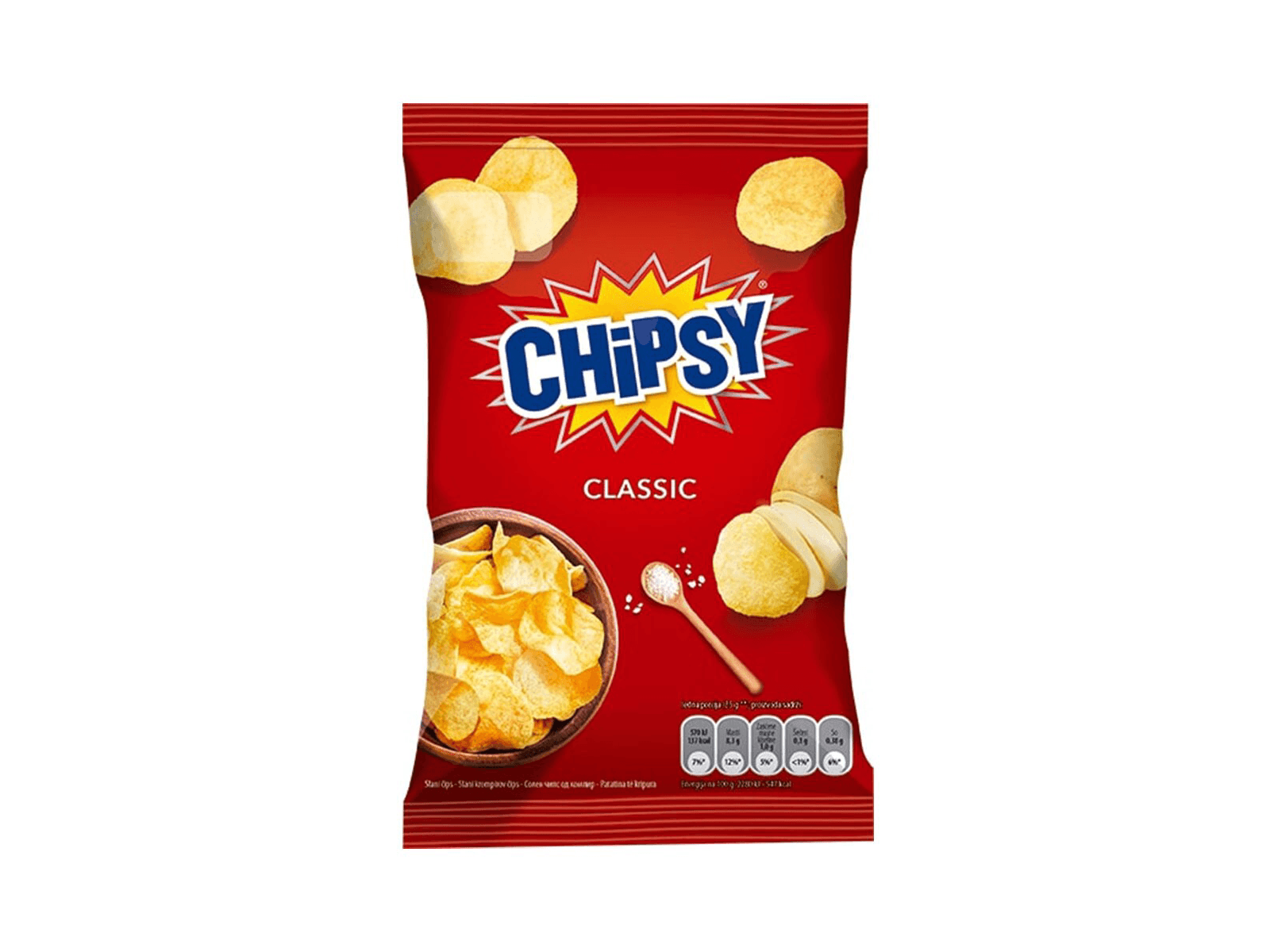 CHIPSY Klasični čips, 25g