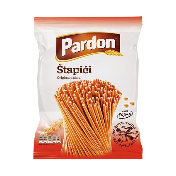PARDON Slani štapići, 200g