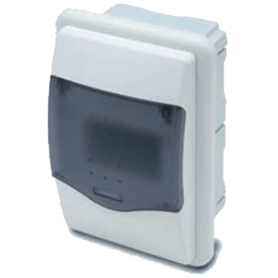 FAMATEL Kutija za osigurače podžbuk, 4 osigurača, Bijela