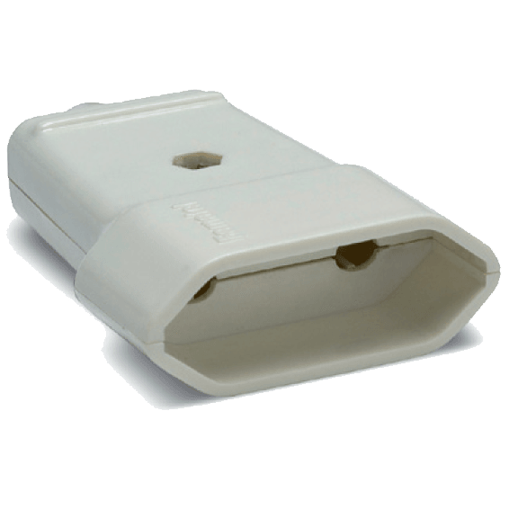 FAMATEL Strujna utičnica Euro 10A/250V, Bijela