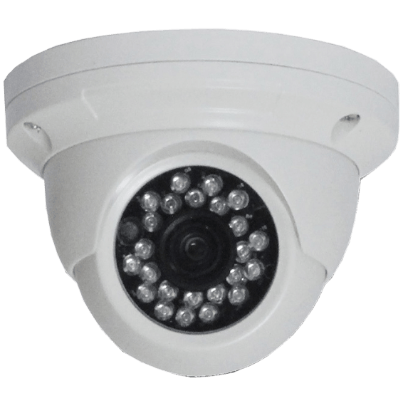EULE Sigurnosna DOME kamera 4u 1, 1/4"Aptina CMOS, 1MP, 720p, Bijela