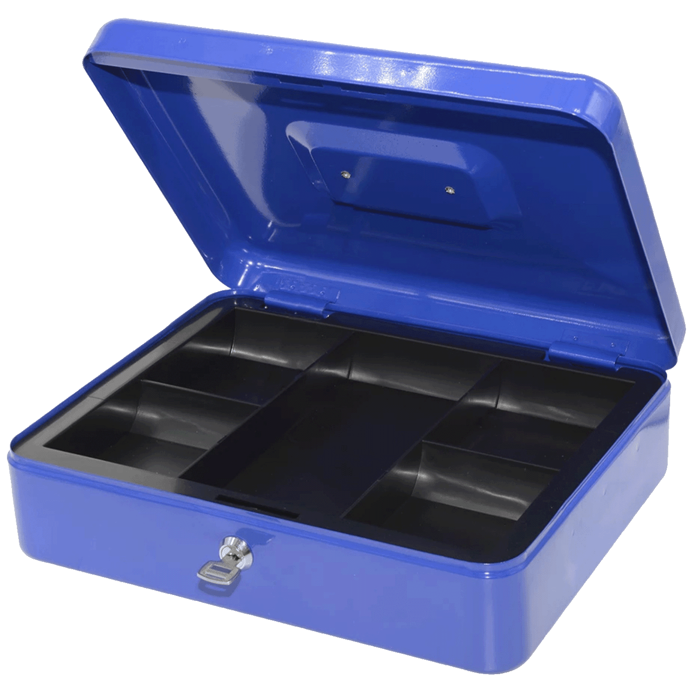 Home Metalna kasica PNZK, 5 pregrada, 2 ključa, Plava