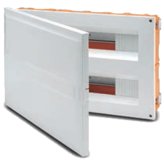 FAMATEL Kutija za osigurače rigips, 38 osigurača, Bijela