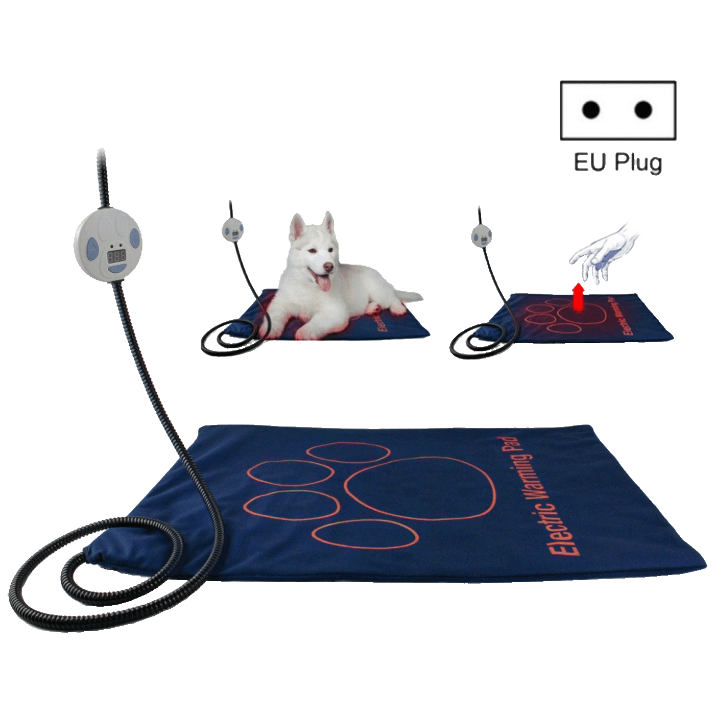 NN-SU Električna prostirka za kućne ljubimce, 60x45cm, Plava