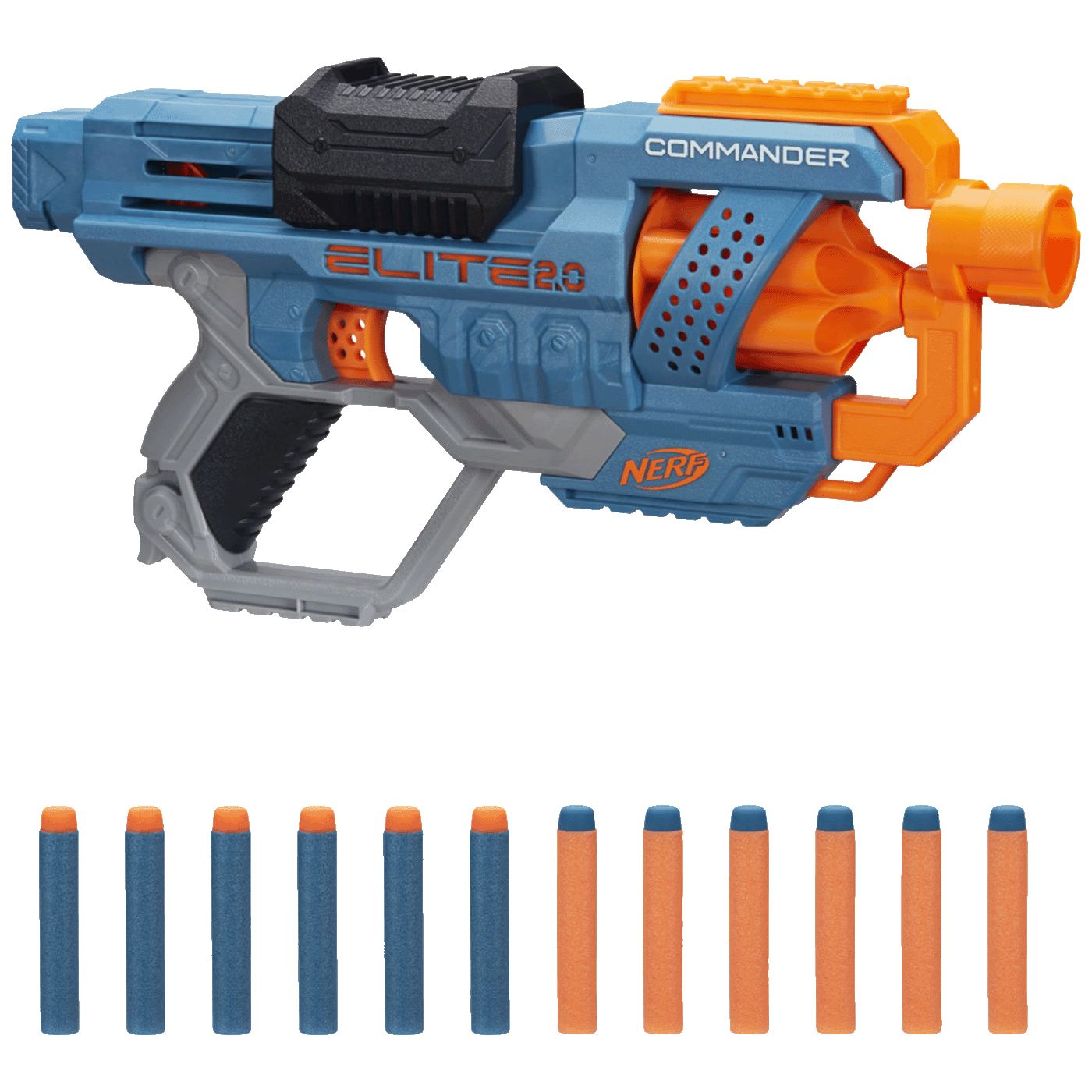 Nerf Dječija igračka puška Elite 2.0, 12 projektila, Plavi